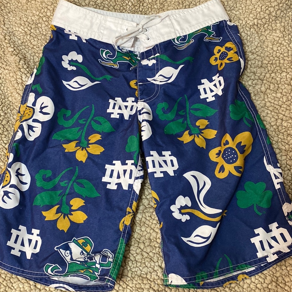 Wes and Willy Norte Dame Trunks